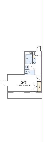 レオパレス枚方堂山の間取り