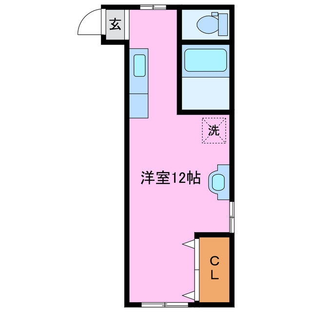 鈴鹿市加佐登のアパートの間取り