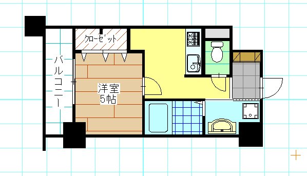 北九州市八幡東区山王のマンションの間取り