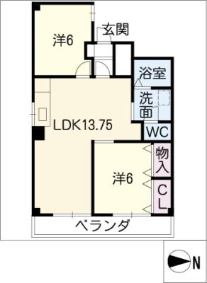 マインドピア鈴鹿の間取り