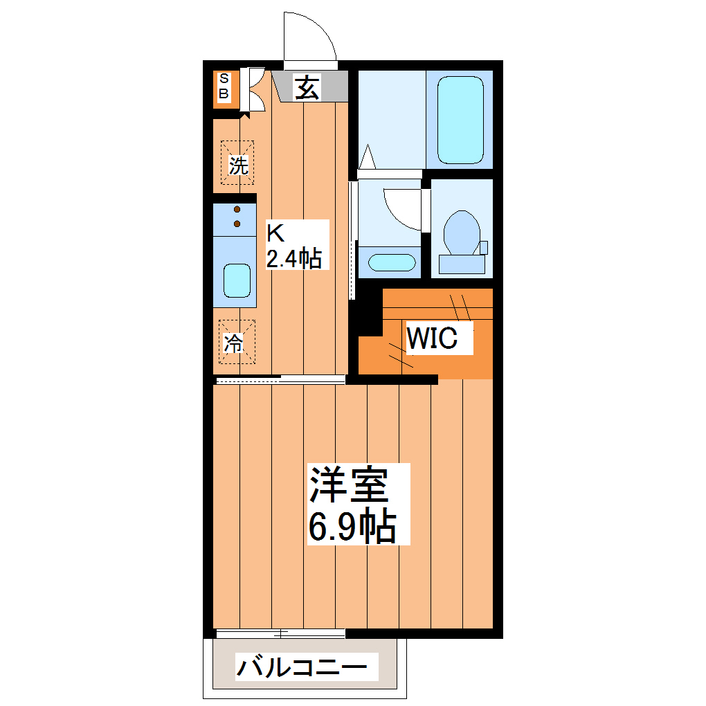 ファミリー富士Bの間取り