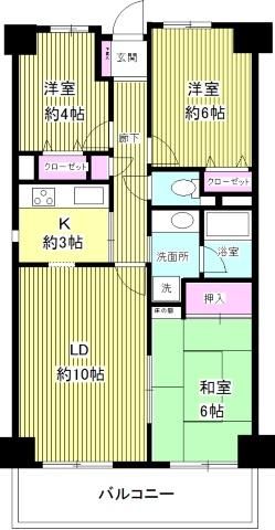 クレストヒル中野木の間取り