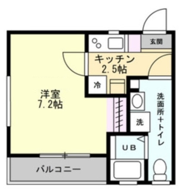 エメラルドプライム本牧の間取り