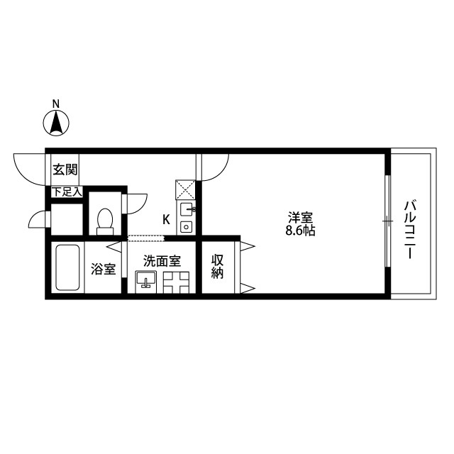 ヴァンガードの間取り