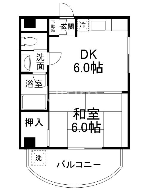 エントピア車折の間取り