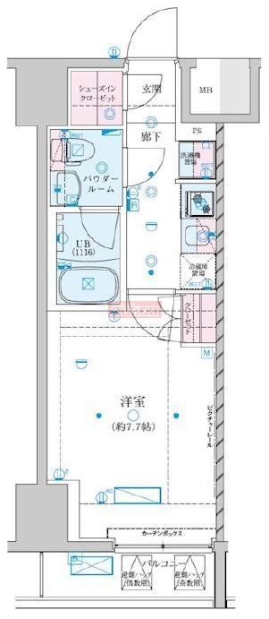 GENOVIA川崎VIIの間取り