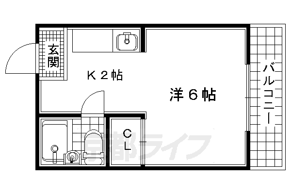 コーポヒラキの間取り