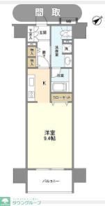クリオ五反田の間取り