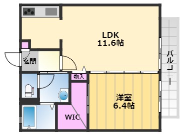 シャーメゾン美央の間取り