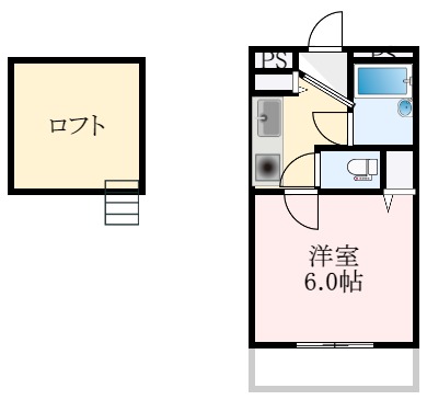 【堺市東区南野田のアパートの間取り】