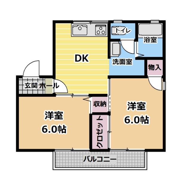 コア・エミナースDの間取り