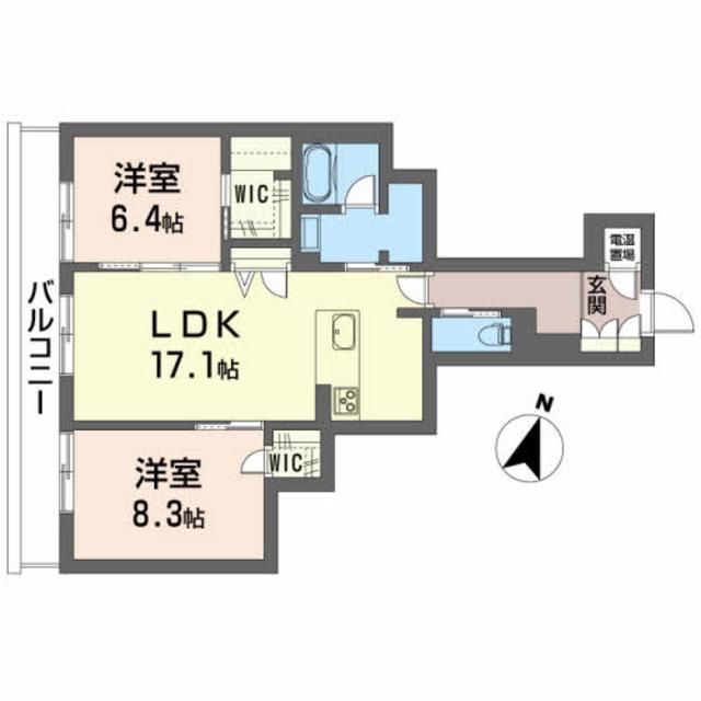 シティプラザ長者の間取り