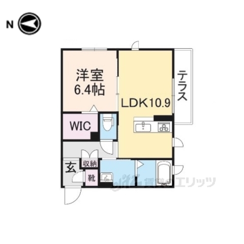 シャーメゾン八反田南の間取り