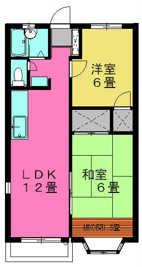 パストラル　Ａの間取り