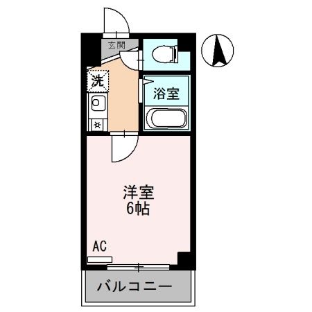 堺市北区中長尾町のマンションの間取り