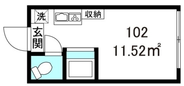 パークサイド新宿の間取り