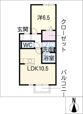 リュミエール追風の間取り