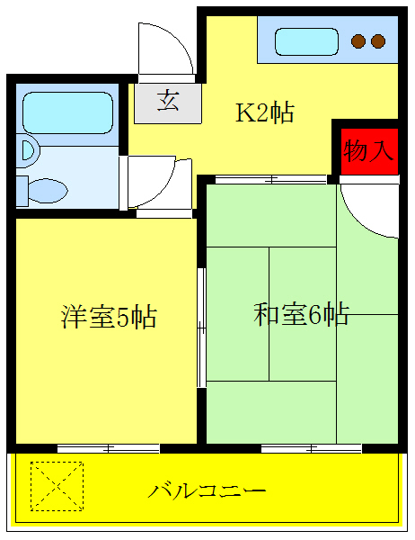 コラゾンK・Sの間取り