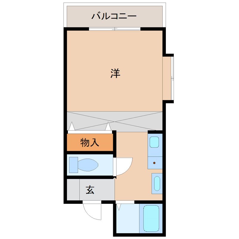 尼崎市栗山町のマンションの間取り