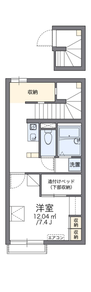 レオパレスＰｕｒｅ　Ｈｏｕｓｅの間取り