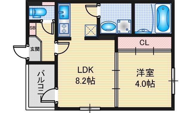 Y.R.U呼続の間取り