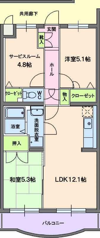 【プリマべーラの間取り】