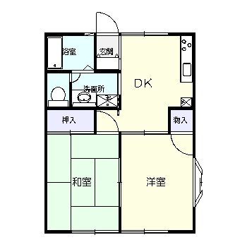 スカイハイツソメヤD_間取り_0