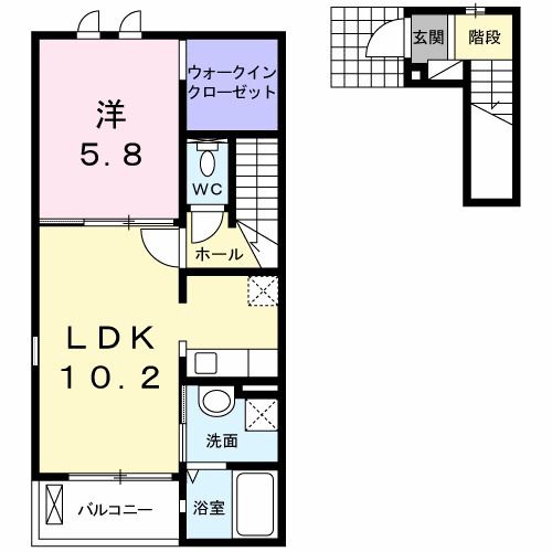 プリムヴェールの間取り