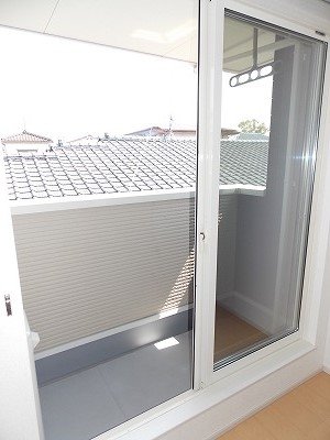 バルコニー　落ち着いた時間を過ごせるバルコニーです