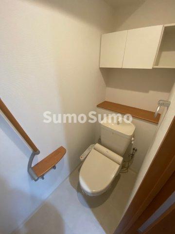 トイレ　ゆったりとした空間のトイレです