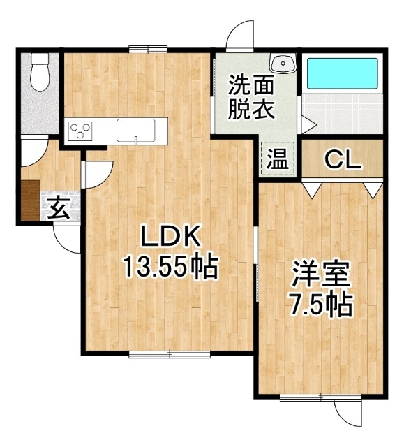 ＣＬＡＳＳ豊頃Ｉの間取り