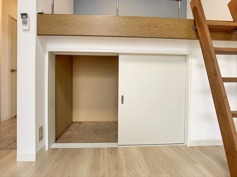 収納　※写真は同物件の別部屋です