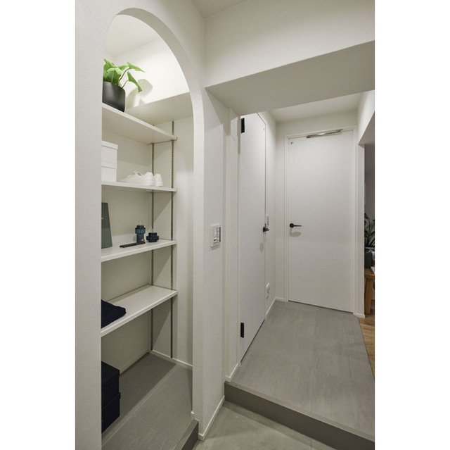 玄関　家具はＣＧの為実際に設置されておりません。