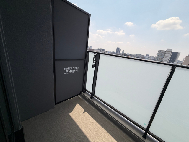 バルコニー　１４０２号室の写真です。