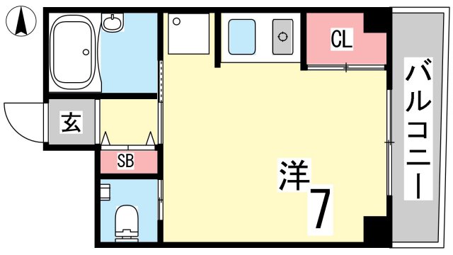 キャッスルアート御影の間取り写真