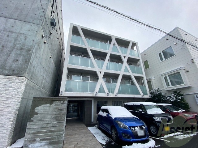 建物外観　札幌市東区北十七条東「Ｆｌｉｅｄｅｒ　Ｇａｒｔｅｎ」