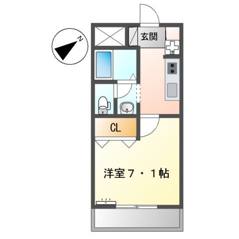エポック橘の間取り写真