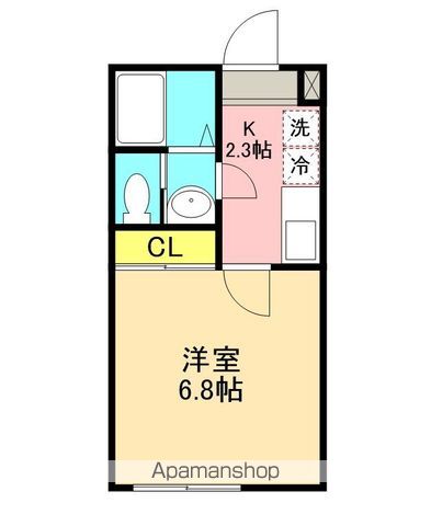 ベルフルール本厚木の間取り写真