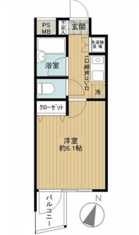 東京メトロ千代田線 湯島駅 徒歩7分 12階建 築29年の間取り写真