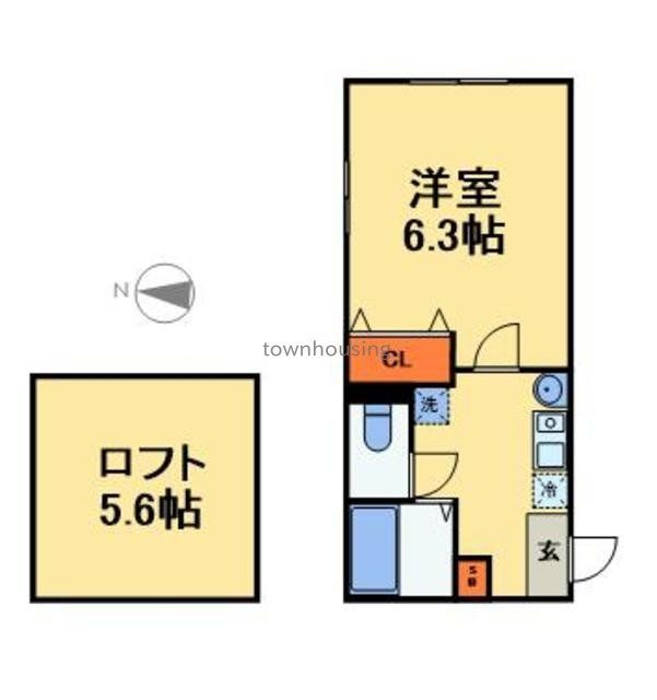 【リーヴェルポート四つ木アクシスの間取り】