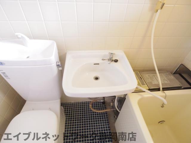 【静岡市駿河区小鹿のマンションの洗面設備】