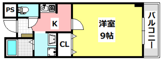 茨木市五日市のマンションの間取り