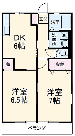 シュプールＫの間取り