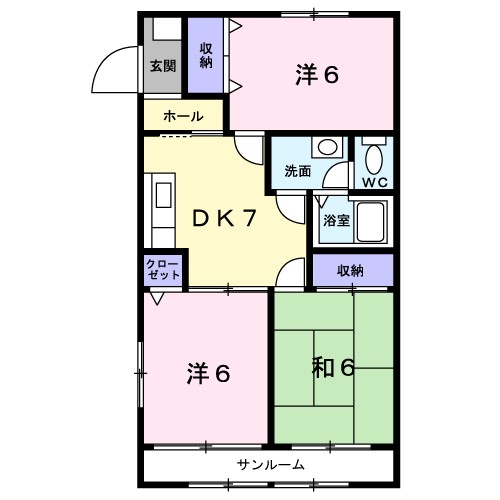 ステイズIIの間取り