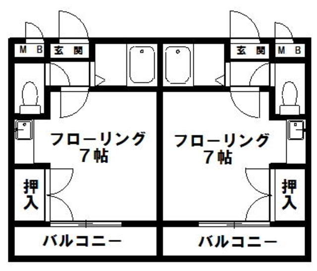 ＪＲ新宮センチュリー２１の間取り