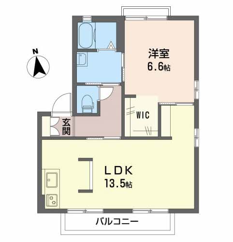 サンライフ東塚　B棟の間取り