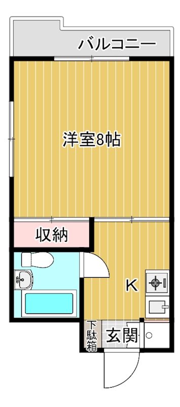 トーカンマンション東中通の間取り