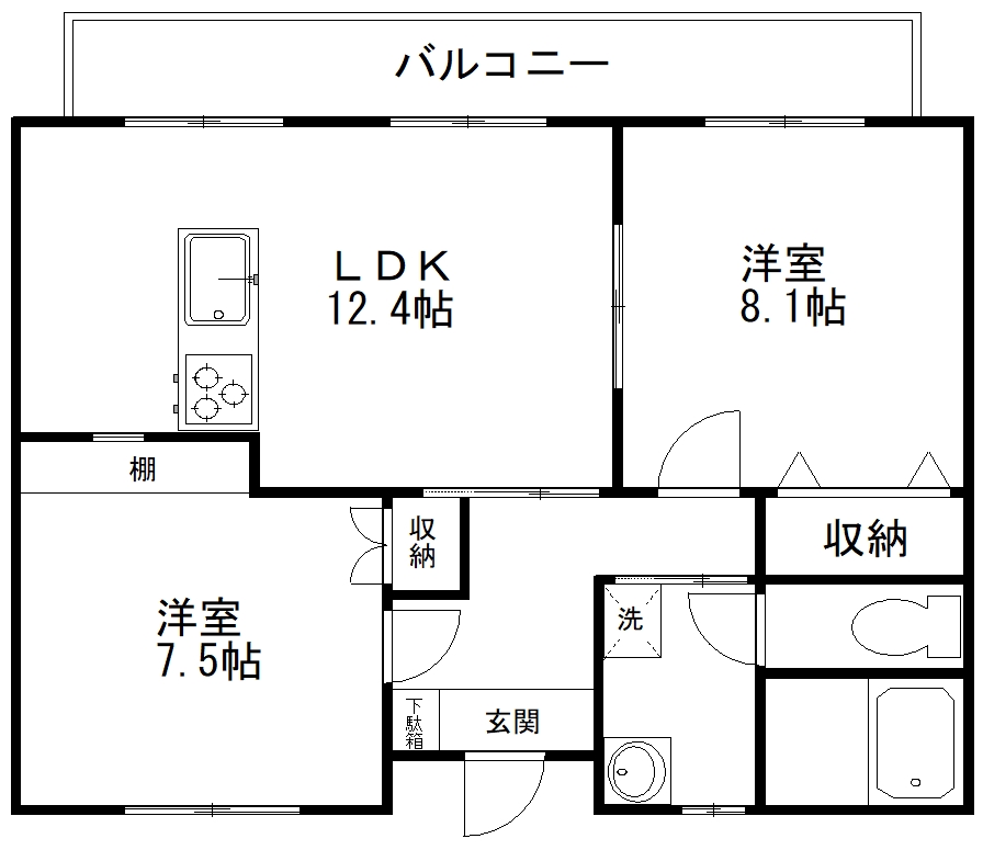 グランフィールドの間取り