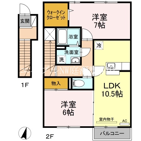 【エスペランサ大芳の間取り】