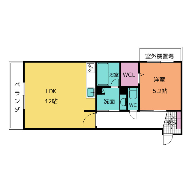 シャーメゾン叶の間取り